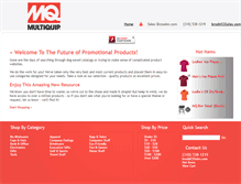 Tablet Screenshot of multiquip.cssalespromo.com